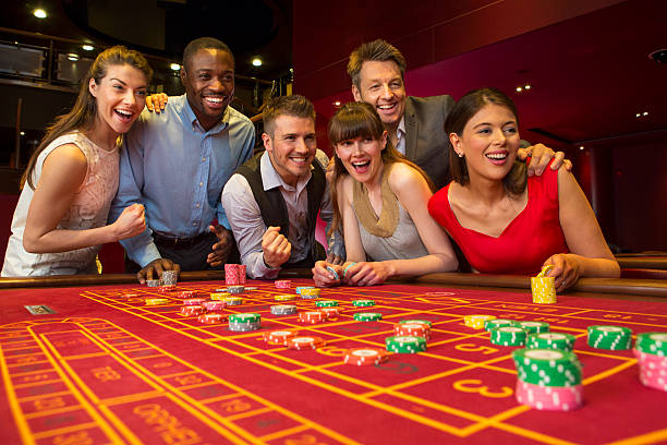 Live dealer Domino QQ studio with multi-camera broadcast setup